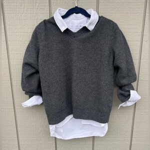 Calvin clein kids minimalist grey sweater